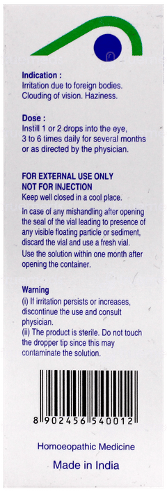 Sbl Cineraria Maritima Euphrasia Eye Drops 10Ml Sbl Cineraria Maritima Euphrasia Eye Drops 10Ml